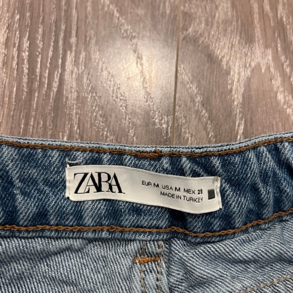 ZARA | Denim Mini Skort - Picture 4 of 4